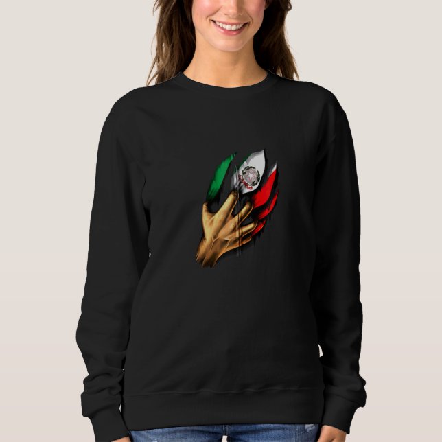 Sweatshirt Italie Drapeau italien (Devant)