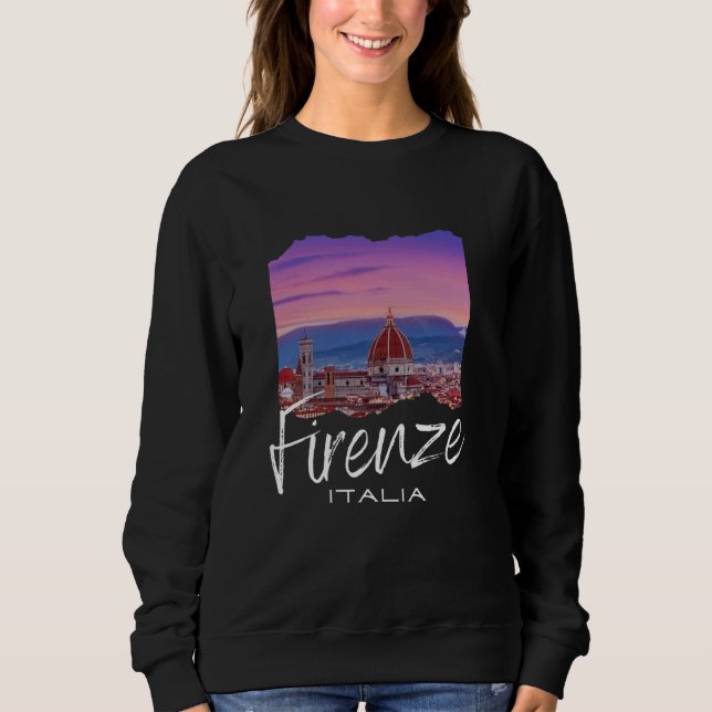 Sweatshirt Italie Florence Souvenir Florence (Devant)