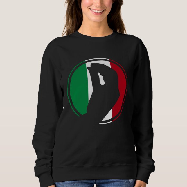 Sweatshirt Italy Flag Italian Roots Humor  Italian Hand Gestu (Devant)