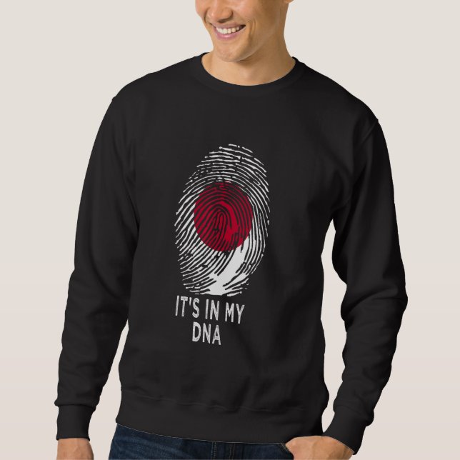 Sweatshirt It's In My DNA Japan  Japanese Proud Japan Flag 1 (Devant)