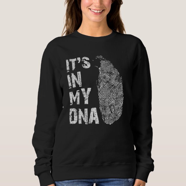 Sweatshirt It's In My DNA Sri Lanka Fingerprint Map Sri Lanka (Devant)