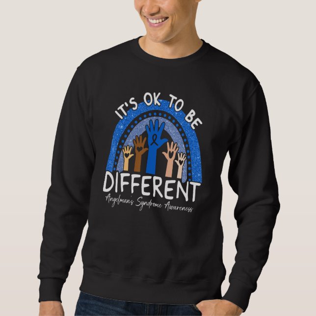 Sweatshirt It's Ok To Be Different Angelmanu2019s Syndrome Aw (Devant)