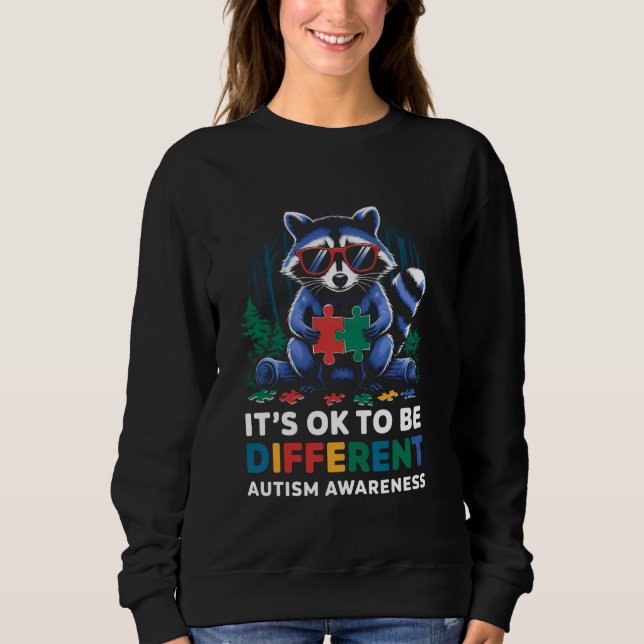 Sweatshirt Itu2019s OK pour être un Cool de Sensibilisation s (Devant)