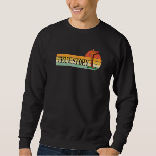 Sweatshirt J E S U Croix Histoire Véritable Pâques Et Christi