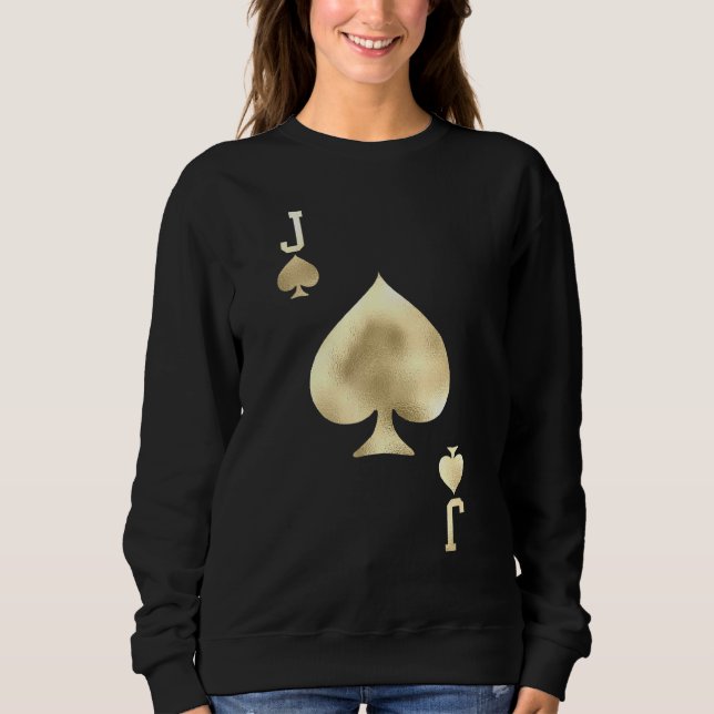Sweatshirt Jack Of Spades - Jouer Carte Costume Halloween (Devant)