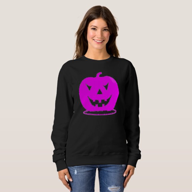 Sweatshirt Jack rose olantern Halloween Thunder_Cove (Devant entier)