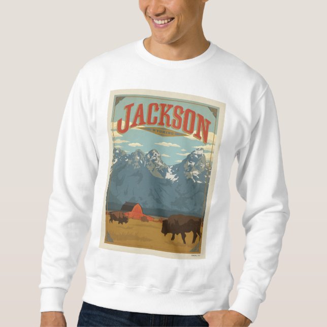 Sweatshirt Jackson | Wyoming (Devant)