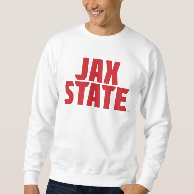 Sweatshirt Jacksonville State University JAX STATE Bold Red (Devant)