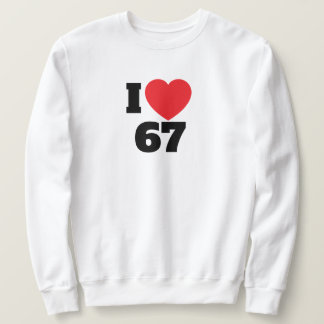 Sweatshirt J'adore 67