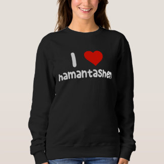 Sweatshirt J'adore Hamantashen Costume de Reine Esther Pourim