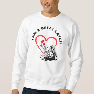 Sweatshirt J'adore la pêche JE SUIS UNE EXCELLENTE PRISE