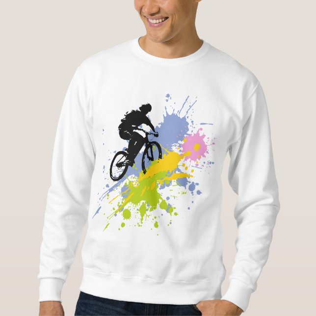 Sweatshirt J'adore le vélo (Devant)