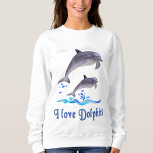 Sweatshirt J'adore les dauphins