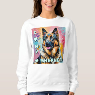 Sweatshirt J'adore mon berger allemand