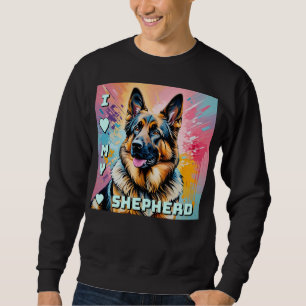 Sweatshirt J'adore mon berger allemand