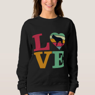 Sweatshirt J'adore mon chien français de taureau propriétaire