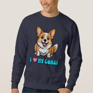 Sweatshirt J'adore mon Corgi
