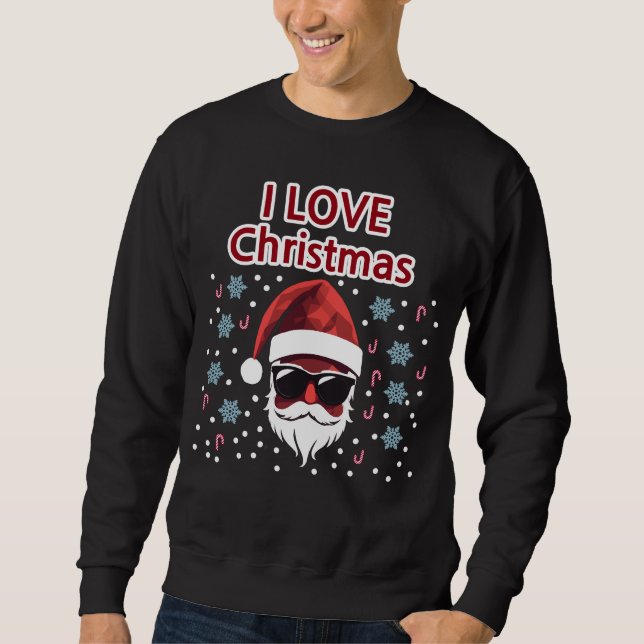 SWEATSHIRT J'ADORE T-SHIRT DE NOËL (Devant)