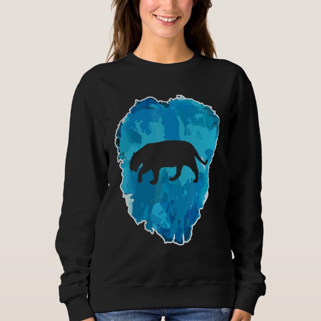 Sweatshirt Jaguar Dans Un Bloc De Glace Pour L'éternité (Devant)