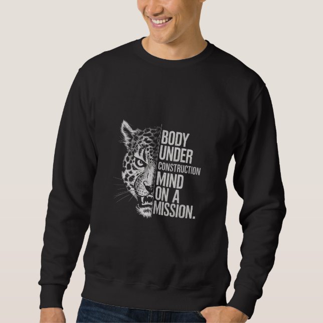 Sweatshirt Jaguar du corps et de l'esprit (Devant)