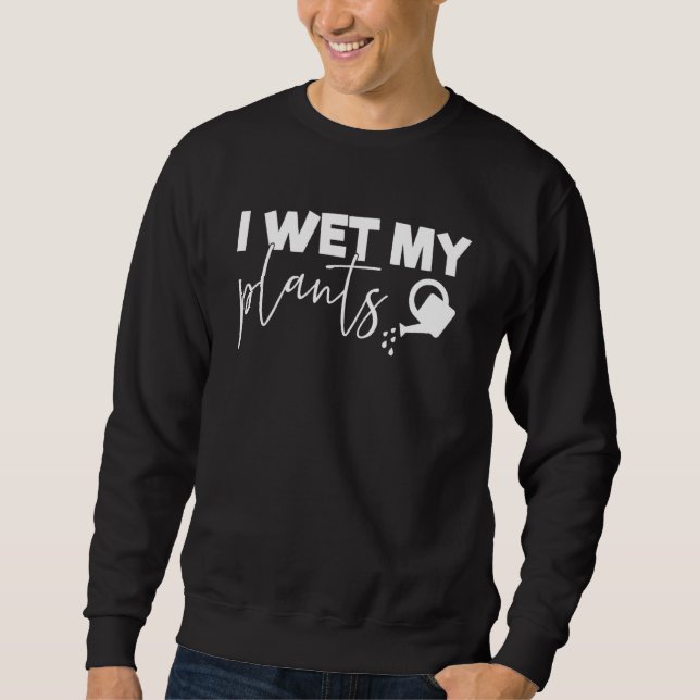 Sweatshirt J'Ai Accueilli Mes Plantes Plus Taille Femmes Homm (Devant)