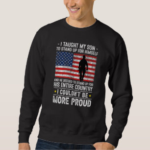 Sweatshirt J'Ai Appris À Mon Fils Comment Se Lever Fière Mama