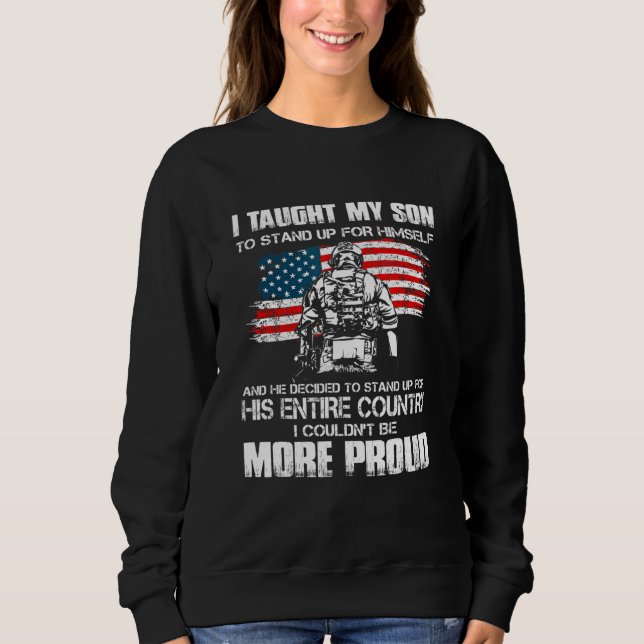 Sweatshirt J'Ai Appris À Mon Fils De Se Débattre Pour Lui-Mêm (Devant)