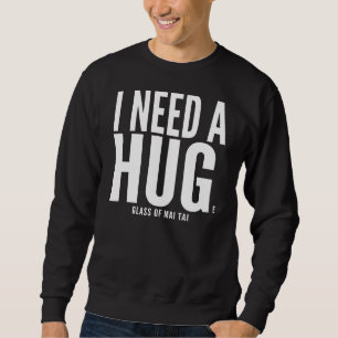 Sweatshirt J'Ai Besoin D'Un Vaste Verre De Mai Tai Sarcastiqu