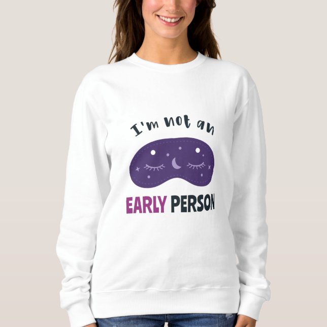 Sweatshirt J'ai besoin d'une personne (Devant)