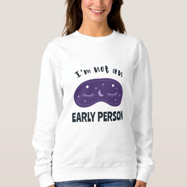 Sweatshirt J'ai besoin d'une personne (Devant)