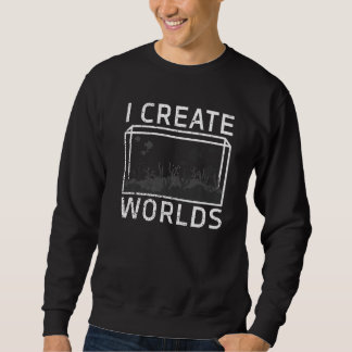 Sweatshirt J'ai créé Worlds Aquarist Aquarium de pêche