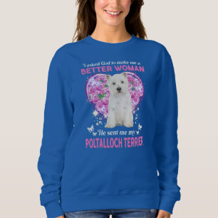 Sweatshirt J'Ai Demandé À Dieu De Me Faire Une Meilleure Femm