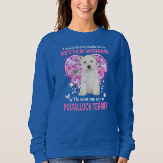 Sweatshirt J'Ai Demandé À Dieu De Me Faire Une Meilleure Femm