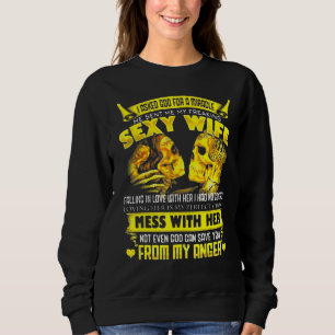Sweatshirt J'Ai Demandé À Dieu Pour Un Miracle Il M'A Envoyé 