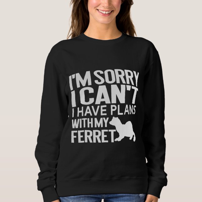 Sweatshirt J'Ai Des Plans Avec Mon Fil (Devant)