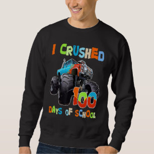 Sweatshirt J'Ai Écrasé 100 Jours De Garçons Scolaires Hommes