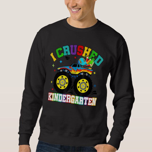 Sweatshirt J'Ai Écrasé Le Jardin D'Enfants Dernier Jour Du Mo (Devant)
