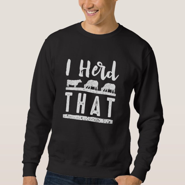 Sweatshirt J'ai entendu dire ça (Devant)