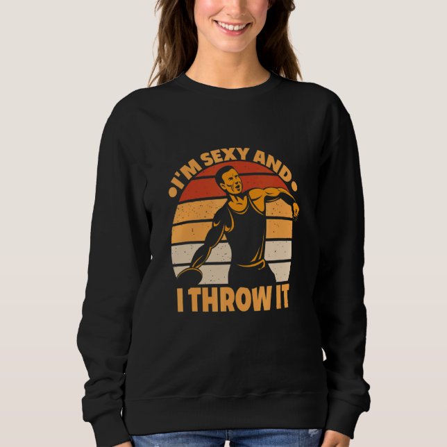 Sweatshirt J'Ai Joué Des Choses Discus Thrower Coach 2 (Devant)
