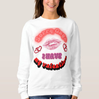 Sweatshirt J'ai mes valentines
