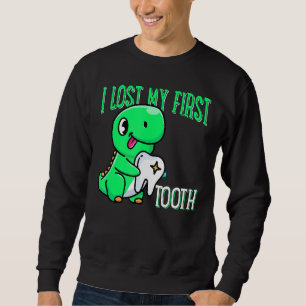 Sweatshirt J'Ai Perdu Mes Premières Dents Dinosaures Dents Fa