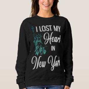 Sweatshirt J'Ai Perdu Mon Coeur À New York City Travel