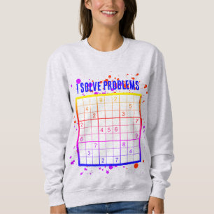 Sweatshirt J'ai résolu les problèmes SUDOKU