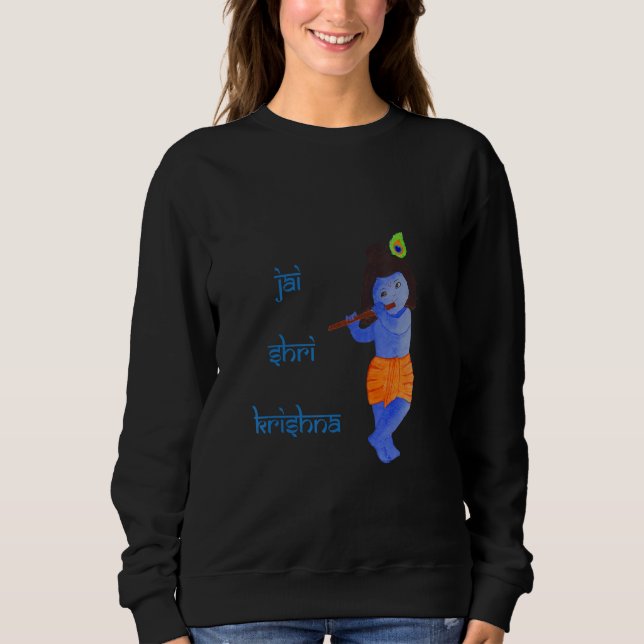 Sweatshirt Jai Shri Krishna (Devant)