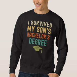 Sweatshirt J'ai survécu au baccalauréat de mon fils V