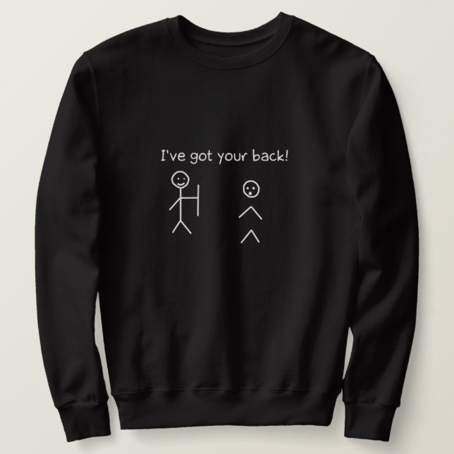 Sweatshirt J'ai ton dos (Design devant)