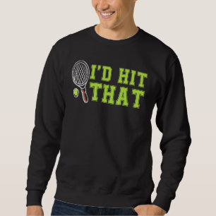 Sweatshirt J'Ai Touché Ce Bal De Tennis Drôle Pour Le Joueur