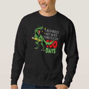 Sweatshirt J'Ai Traversé Mon Chemin Pendant 100 Jours De Dino