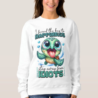 Sweatshirt J'ai trouvé la clé du bonheur