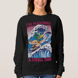 Sweatshirt J'ai un Surf de canard de surf